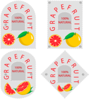 zoet sappig smakelijk natuurlijk eco Product grapefruit png