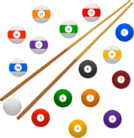Collection accessory for sport game billiards png