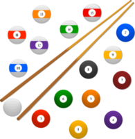 Kollektionszubehör für Sportspiel-Billard png