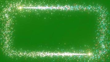 Particle Trail Green Screen Background, Glowing Particle Trail Moving. Glitter Particle Moving, Gold Glitter Trail Particle Moving Awards Background. Shining Glitter Flicking Trail Over Bg video