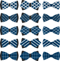 big set ties different types, bowties various size png