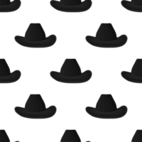 patrón de colores sombreros de vaquero, hermosos gorros png