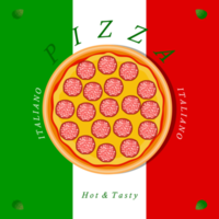 Various sweet tasty pizza png