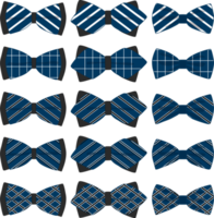 big set ties different types, bowties various size png