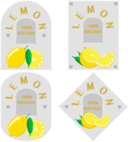 ljuv saftig gott naturlig eco produkt citron- png