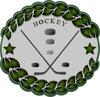 samling tillbehör för sport spel hockey png