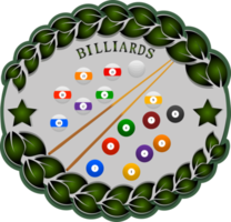 Collection accessory for sport game billiards png