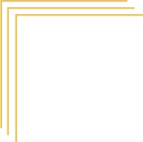 decoración de marco de borde de línea dorada png