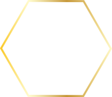 gold line border frame decoration png