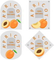 Sweet juicy tasty natural eco product apricot png