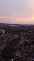 Aerial Footage of British Town in Vertical and Portrait Style video