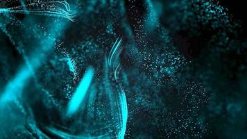 Abstract background with animation blinking and slow motion of particles. Animation of seamless loop. video