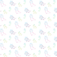 fundo com dinossauros de cores diferentes. png