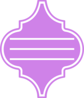 Decorative element in oriental style. png