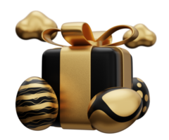 osterei geschenkbox 3d illustration png