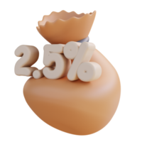 ilustração 3d esmola png