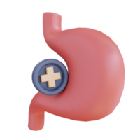 3D-Darstellung der Magengesundheitsprüfung png