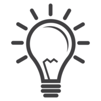 Electric Lightbulb lighting electric solid icon png