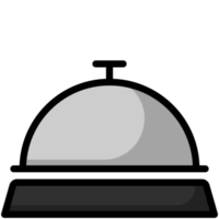 icône de la cloche de la réception de l'hôtel png