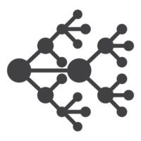 ícone de conexão de junção de nó de ponto png