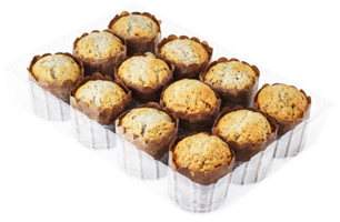 fundo transparente de muffins deliciosos png