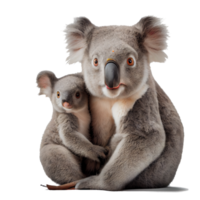 Nahaufnahme eines Koalas, der davor sitzt png