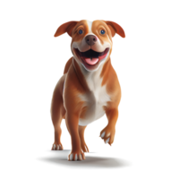 söt och Lycklig hund tecknad serie tecken png