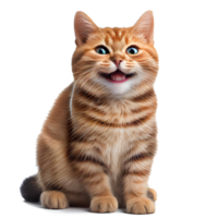 chat heureux fond transparent png