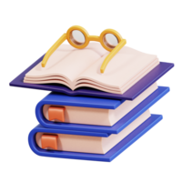 biblioteca educación icono 3d png