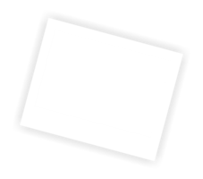 einfacher Fotorahmen oder Rahmen für Bild, Bild, Illustration, Foto, Fotografie, Notiz, Erinnerung, Postkarte oder für Vorlagenrahmen. PNG-Format png