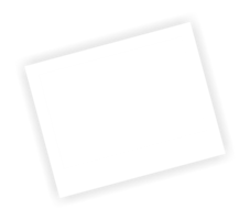 einfacher Fotorahmen oder Rahmen für Bild, Bild, Illustration, Foto, Fotografie, Notiz, Erinnerung, Postkarte oder für Vorlagenrahmen. PNG-Format png