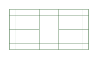 terrain de badminton pour site Web, infographie, arrière-plan, illustration de sport d'actualités ou pour élément de conception graphique. formatpng png