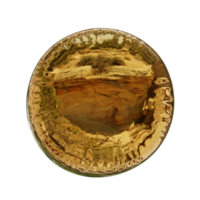 3d d'oro Palloncino testo png