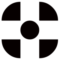 forma de elemento geométrico abstracto sobre fondo transparente png