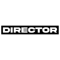 Director text label on Transparent Background png