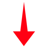 Directional Arrow Sign on Transparent Background png