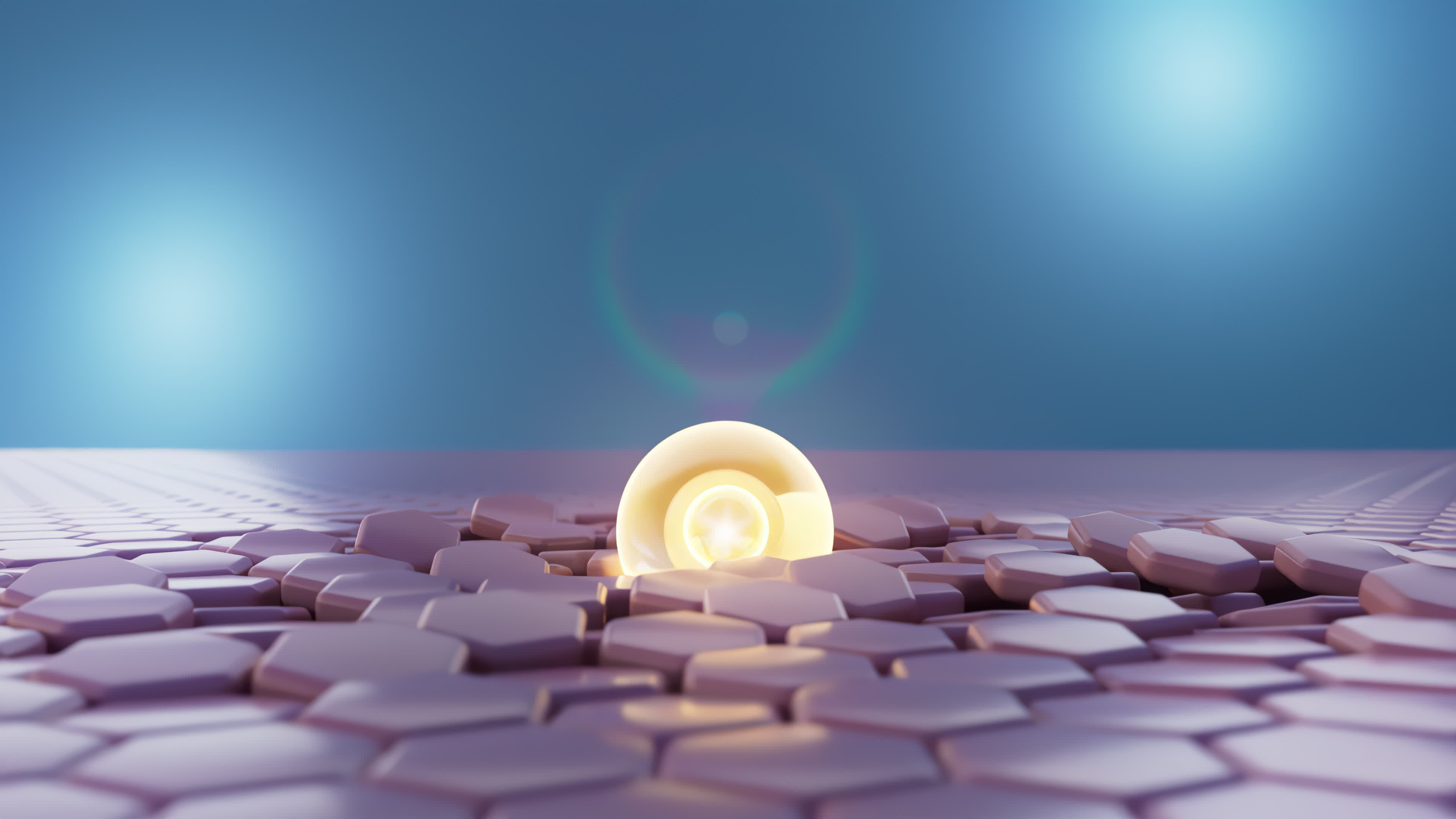 3D rendering animation, close up Drops of oil on skin and absorbed into