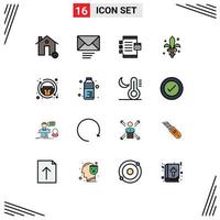 16 Creative Icons Modern Signs and Symbols of casual weapon app sword device Editable Creative Vector Design Elements