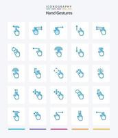 Creative Hand Gestures 25 Blue icon pack  Such As hand. lefts. up. gesture. hand vector