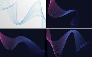 Use these vector line backgrounds to add visual interest to your work