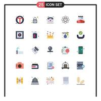 25 Creative Icons Modern Signs and Symbols of transport dollar call data scince data Editable Vector Design Elements