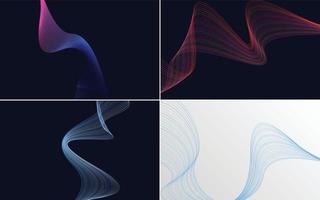 Use these vector line backgrounds to make your design stand out