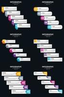 Haz que tu presentación sea más profesional con infografías vectoriales. vector