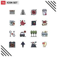 16 Creative Icons Modern Signs and Symbols of arrow purchase sauna order cleaning Editable Creative Vector Design Elements