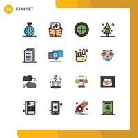 16 Creative Icons Modern Signs and Symbols of viral document money business spruce Editable Creative Vector Design Elements