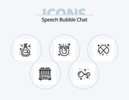 Chat Line Icon Pack 5 Icon Design. . conversation. . conversation vector