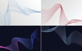 Use this pack of vector backgrounds to add a touch of sophistication to your designs