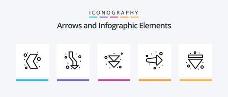 Arrow Line 5 Icon Pack Including forward. arrow. arrow. right. arrow. Creative Icons Design vector