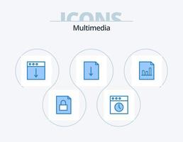 Multimedia Blue Icon Pack 5 Icon Design. . graph. export. document. export vector