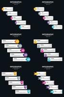 use infografías vectoriales en sus presentaciones comerciales para lograr un mayor impacto vector